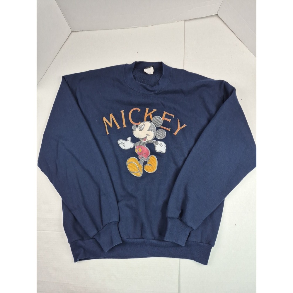 Vintage 1990s Walt Disney Mickey Mouse Unlimited Crewneck Sweatshirt Adult XL
